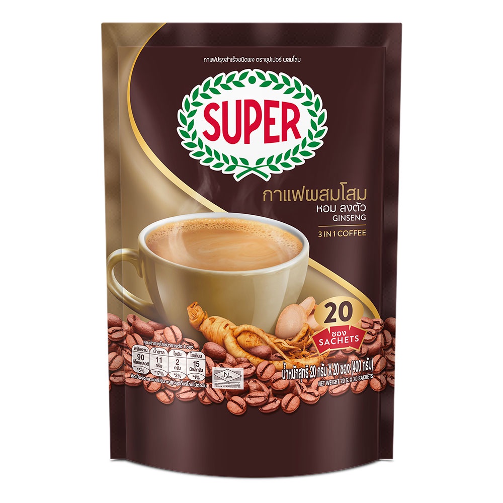 Купить Тайский Кофе 3 В 1 Super